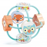 Grzechotka Djeco BabyBali dla dzieci od 3 miesięcy