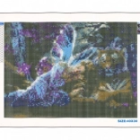 Malowanie diamentowe NORIMPEX – motylia wróżka 30 × 40 cm