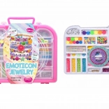 Zestaw koralików w kuferku do tworzenia bransoletek i naszyjników