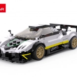 Klocki samochodu 1:28 PAGANI ZONDA R od Rastar, biała