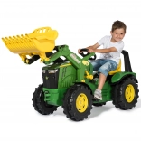 Traktor na pedały JOHN DEERE Rolly X-Trac Premium z przednim ładowaczem i cichymi kołami