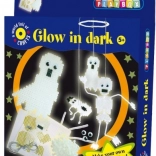 Świecące koraliki do prasowania Szkielety i duchy 1100 szt.