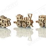 3D puzzle Środki transportu - Wooden City mini zestaw