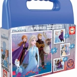 Educa puzzle w kuferku Frozen 2, 4w1 (12, 16, 20, 25 elementów)