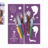 Pisaki dmuchane z szablonami Kraina lodu