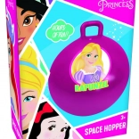 Piłka skacząca Księżniczki z uchwytem 45 cm