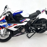 Motocykl BMW S1000RR w skali 1:12 biały
