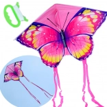 Kolorowy latawiec w kształcie motyla dla dzieci