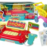 Kasa dla dzieci z koszykiem i skanerem