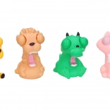 Zwierzątka do ściskania z oczkami 8 cm