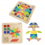 Masterkidz Mozaika Tangram Montessori Nauka Kształtów i Kolorów