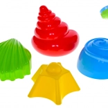 Zestaw foremek do piasku – muszelki 7–9 cm, 4 szt.