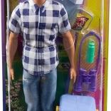Barbie Ken kemping – lalka z akcesoriami