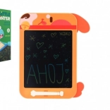 Tablica do rysowania dla dzieci – pomarańczowy piesek 19,5 × 29 cm