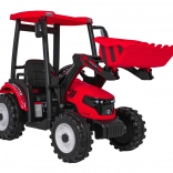 Elektryczny pojazd dziecięcy traktor z przednim ładowaczem i przyczepką 24V