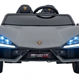 Elektryczny samochodzik dla dzieci LAMBORGHINI Revuelto XL – szary, 24 V, dwuosobowy