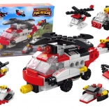 Klocki helikopter 6w1 – kreatywny zestaw DIY, 117 elementów