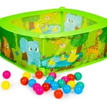 Suchy basenik z 50 piłeczkami