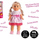 Lalka Barunka chodząca i śpiewająca po czesku 42 cm