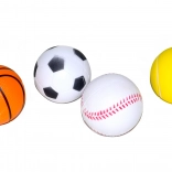 Piłka mini 6,5 cm z miękkiej gumowanej pianki