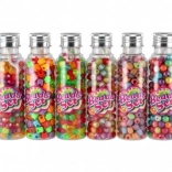 Plastowe koraliki ze sznurkiem w pudełeczku – mix kolorów