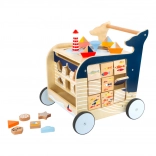 Drewniany chodzik Wieloryb z Morskimi Grami