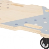 Drewniana deska balansująca na kółkach Adventure