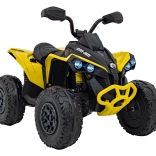 elektryczny dziecięcy quad Maverick ATV żółty 24V