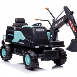 Dziecięca elektryczna koparka Volvo niebieska