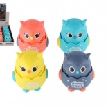 Sovy Happy Owl plastikowe 7x8 cm jeżdżące