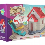 Zestaw do budowy domku z piasku modelującego z akcesoriami