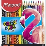 Kredki trójkątne MAPED Color'Peps Animals 18 szt.